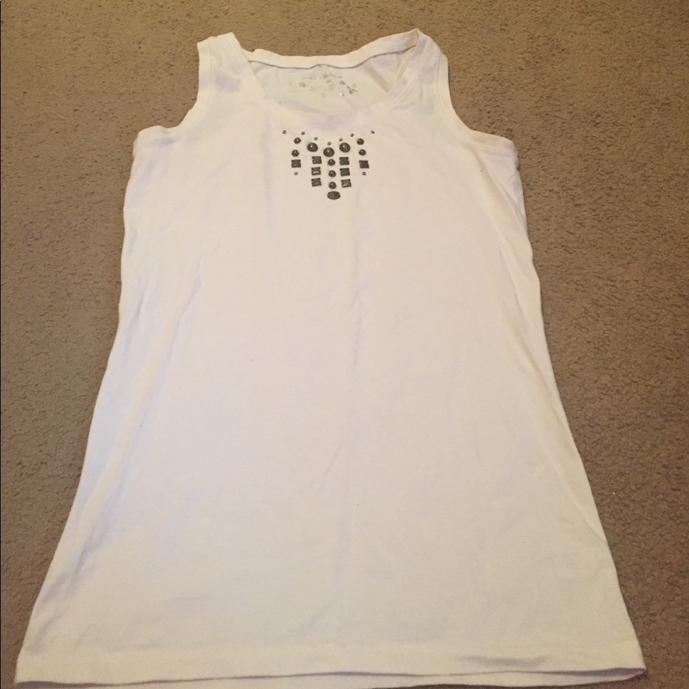 Cream tank top