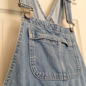Light Wash Overalls