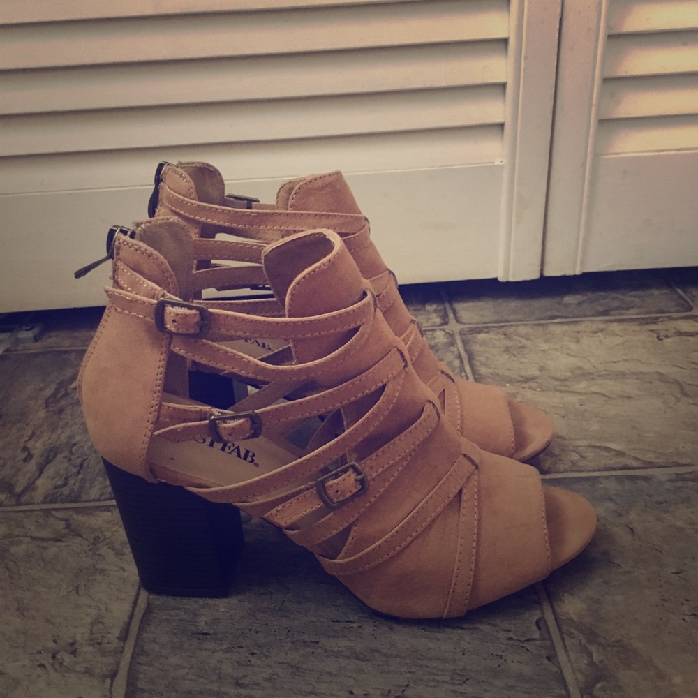 Ankle booties worn only twice.