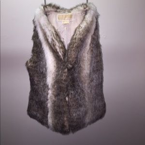 Michael Kors rabbit fur vest