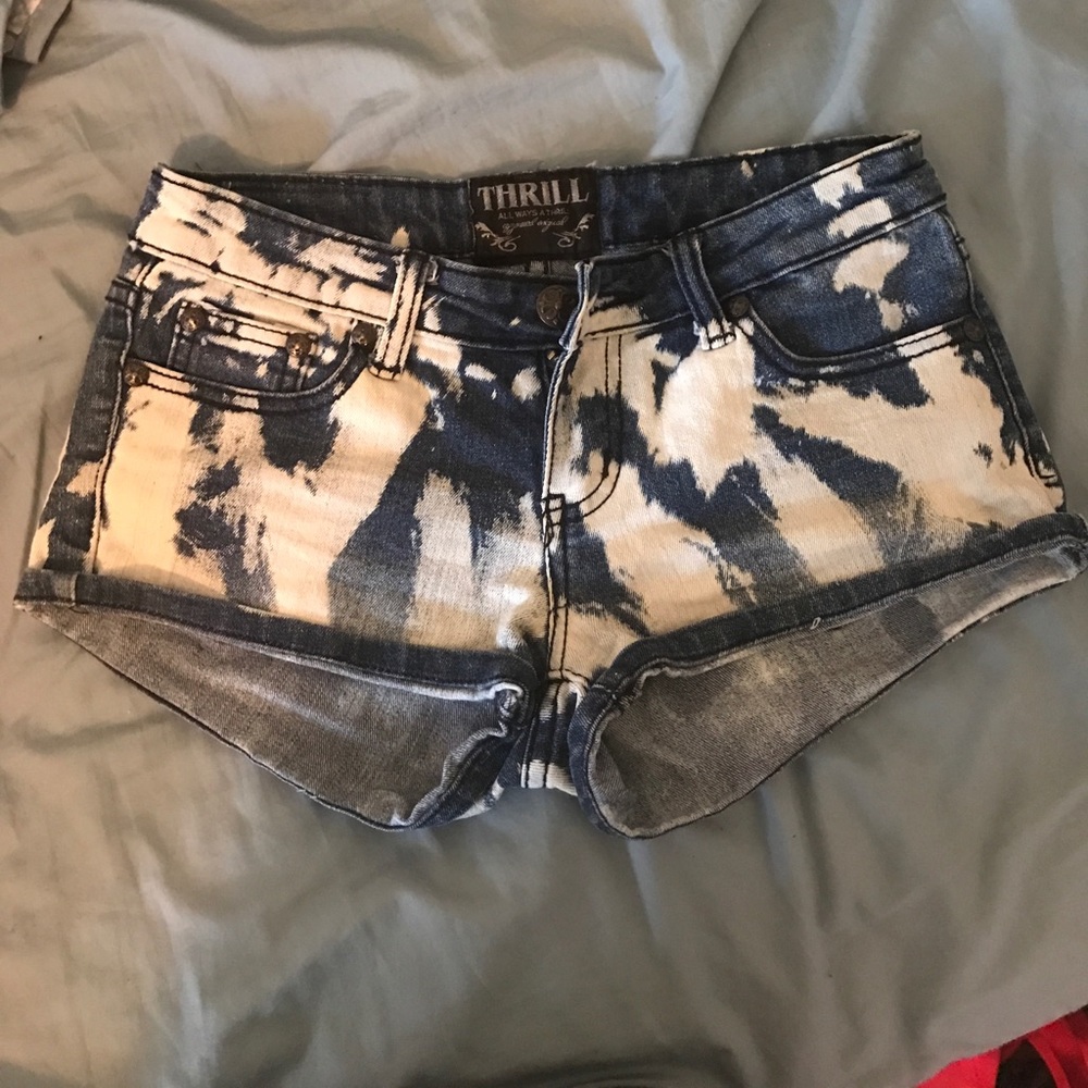 acid wash shorts