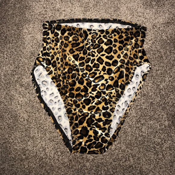 eatsleeprave Other - Eatsleeprave velvet cheetah high waisted bottoms!