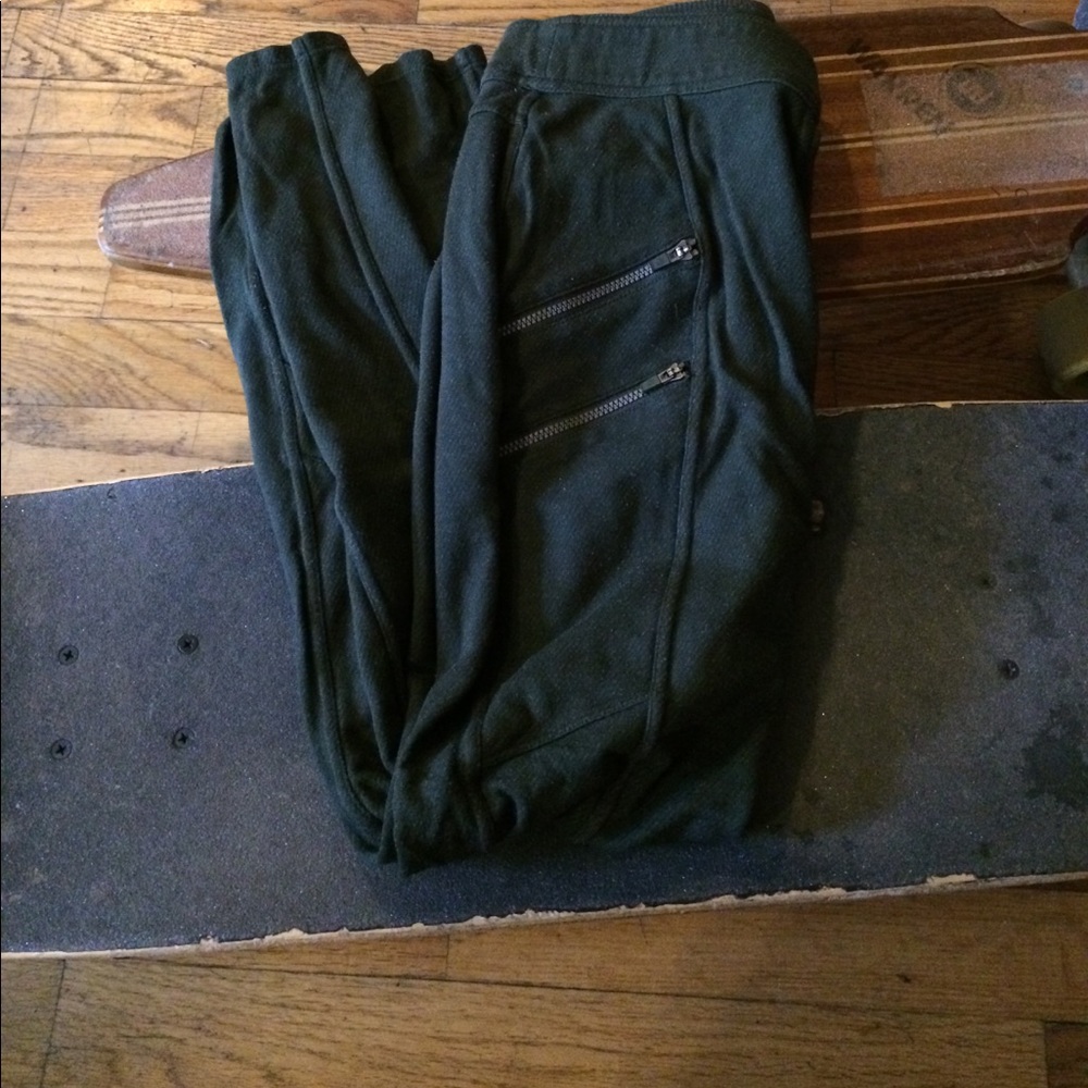 Army green jeggings