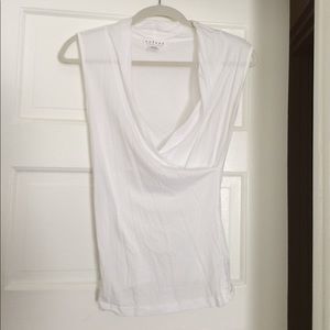 Anthropologie sleeveless wrap top
