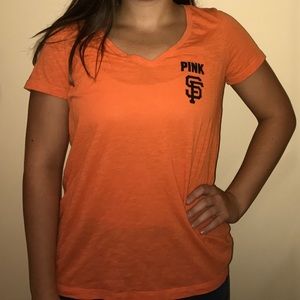 San Francisco Giants baseball t-shirt.
