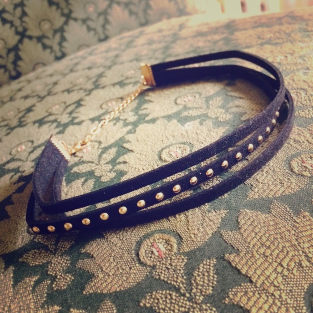 3 Layer Velvet Choker Necklace