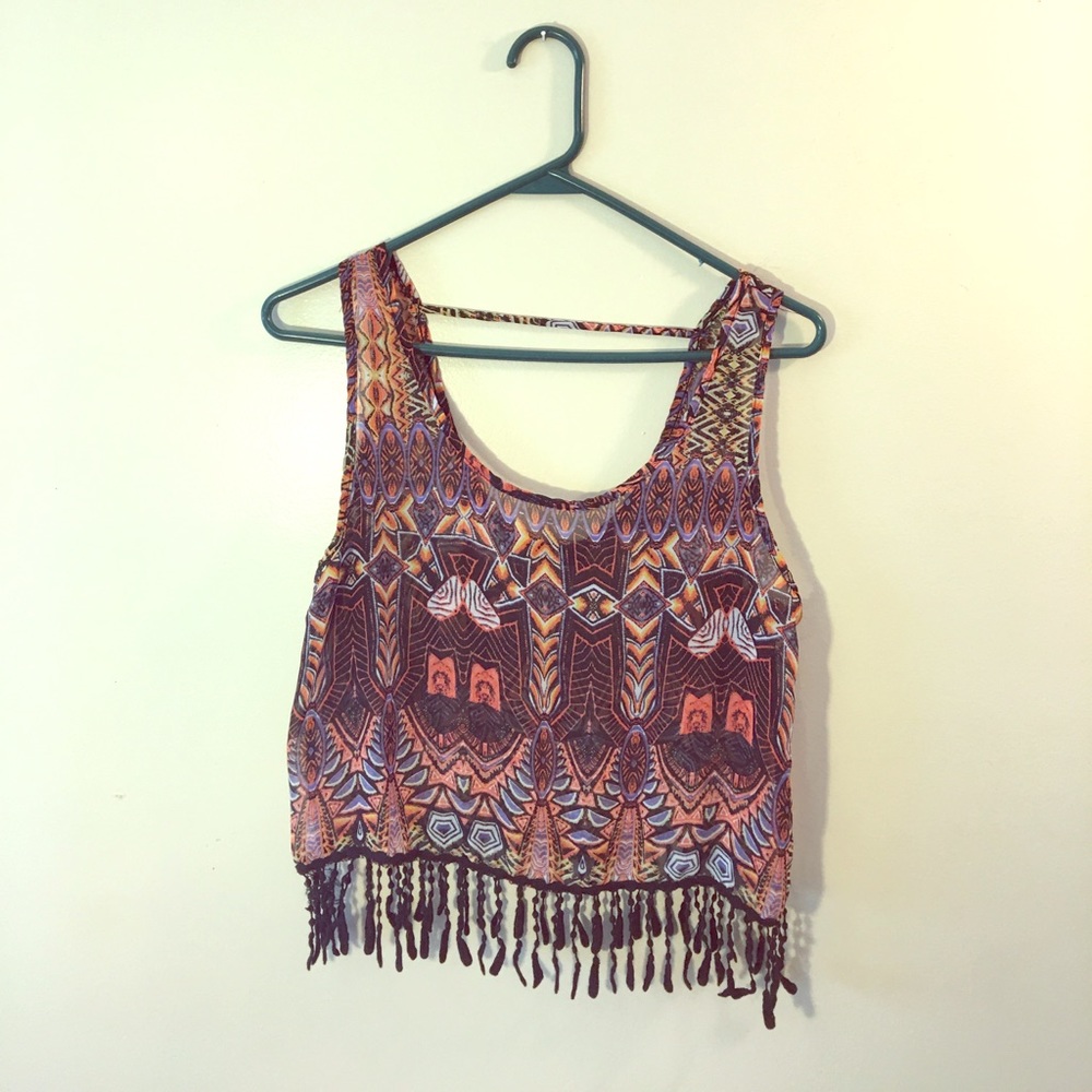 Patterned crop top