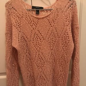 Light pink knit sweater