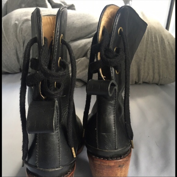 Rag & bone black heeled boot size 40 (10 us) - Picture 2 of 5