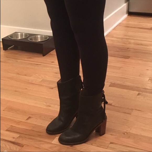 Rag & bone black heeled boot size 40 (10 us) - Picture 5 of 5