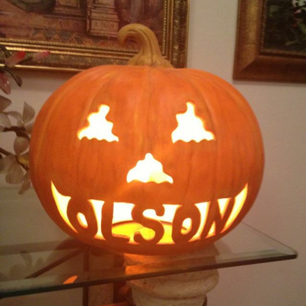 Personalized Fall Pumpkins