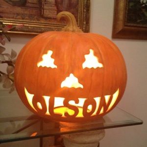 Personalized Fall Pumpkins