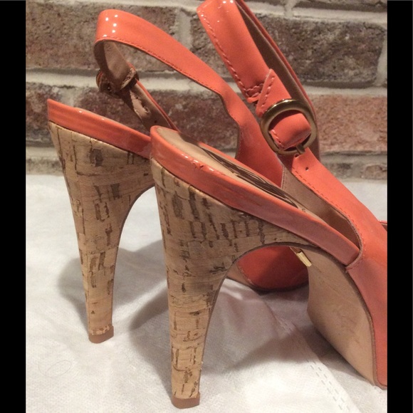 Pour La Victoire soft peach orange color heels - Picture 6 of 8