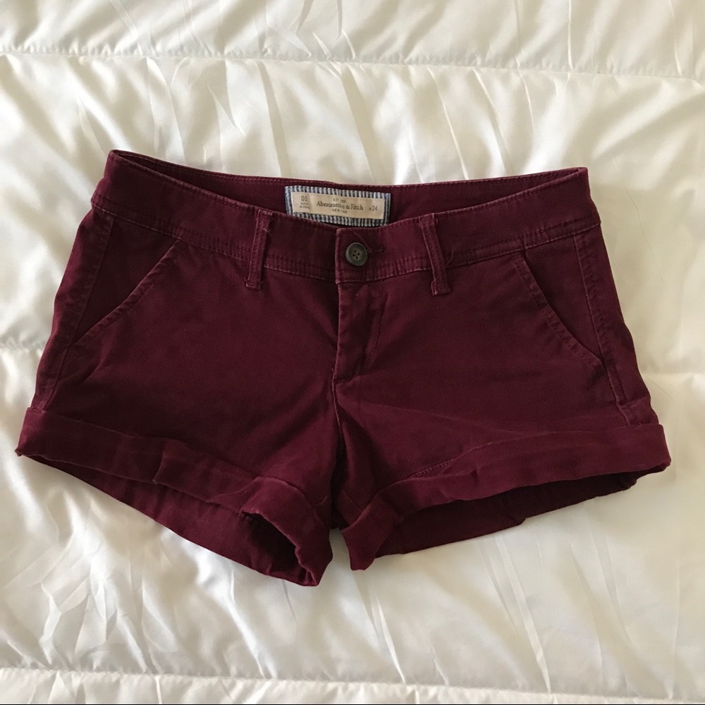 Burgundy Shorts *sold on merc*
