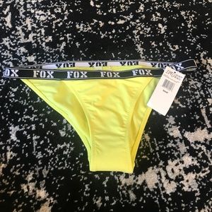 BRAND NEW! Yellow fox bikini bottoms.