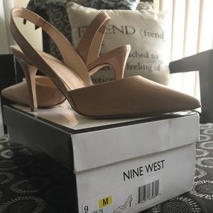Nude Slingback Pump Nine West
