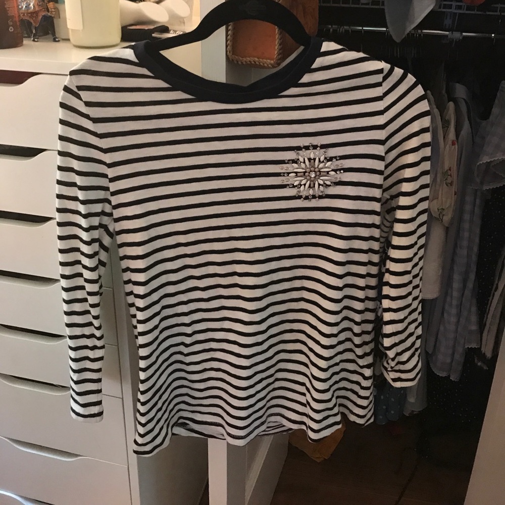 J crew Striped Top
