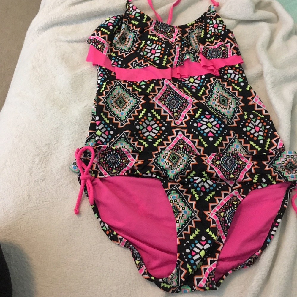 Tribal print tankini