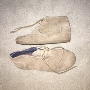 Toms Girls 1.5 inch Desert Wedge