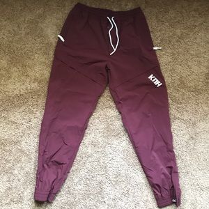 Kith Wallace Nylon Pant - Burgundy