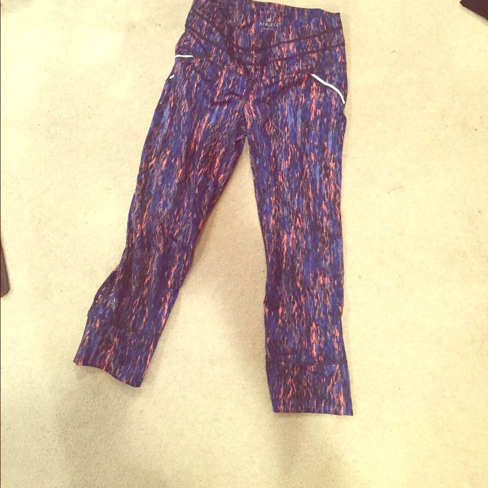 Athleta Capris- multi color size XS