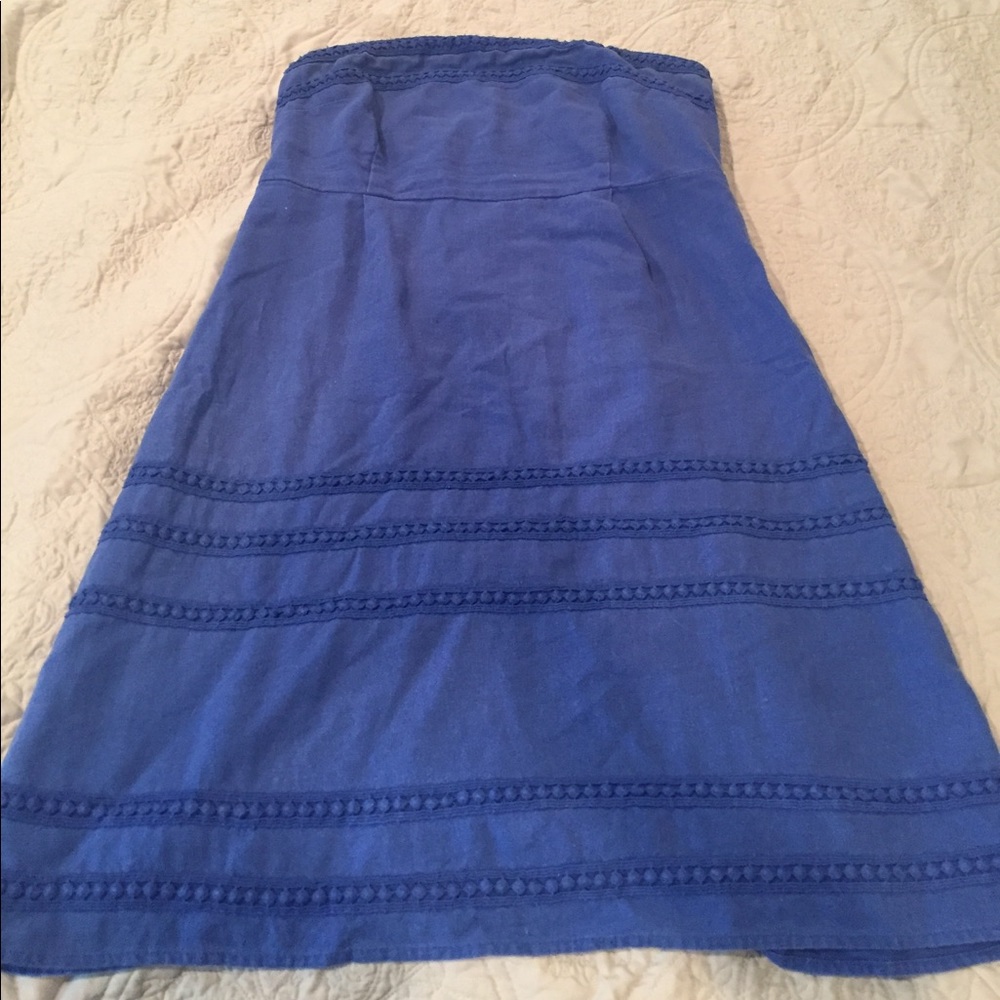 Old Navy Royal Blue Linen Sundress