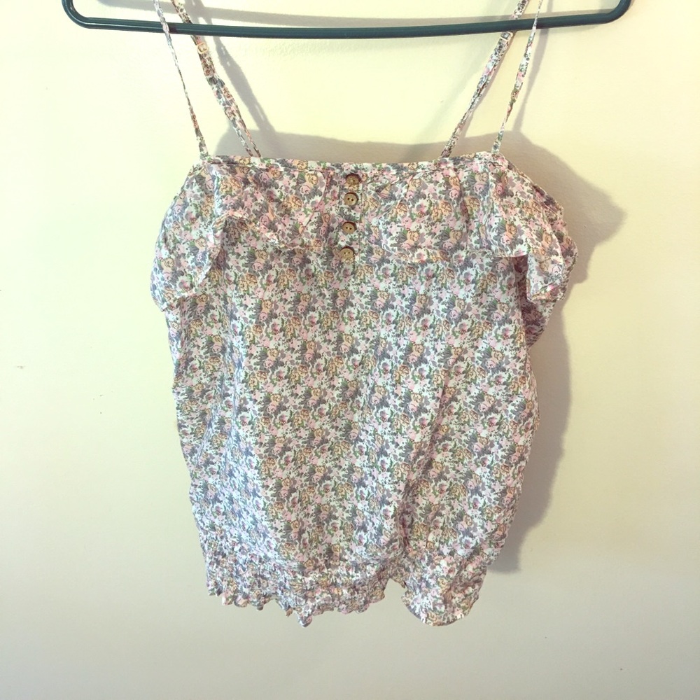 Flowered tank top