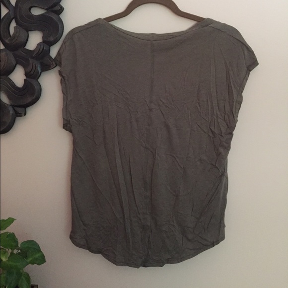 Free People Drape-Neck Tee - Picture 3 of 3