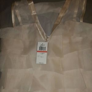 **SALE***BCBG sleeveless ruffle top