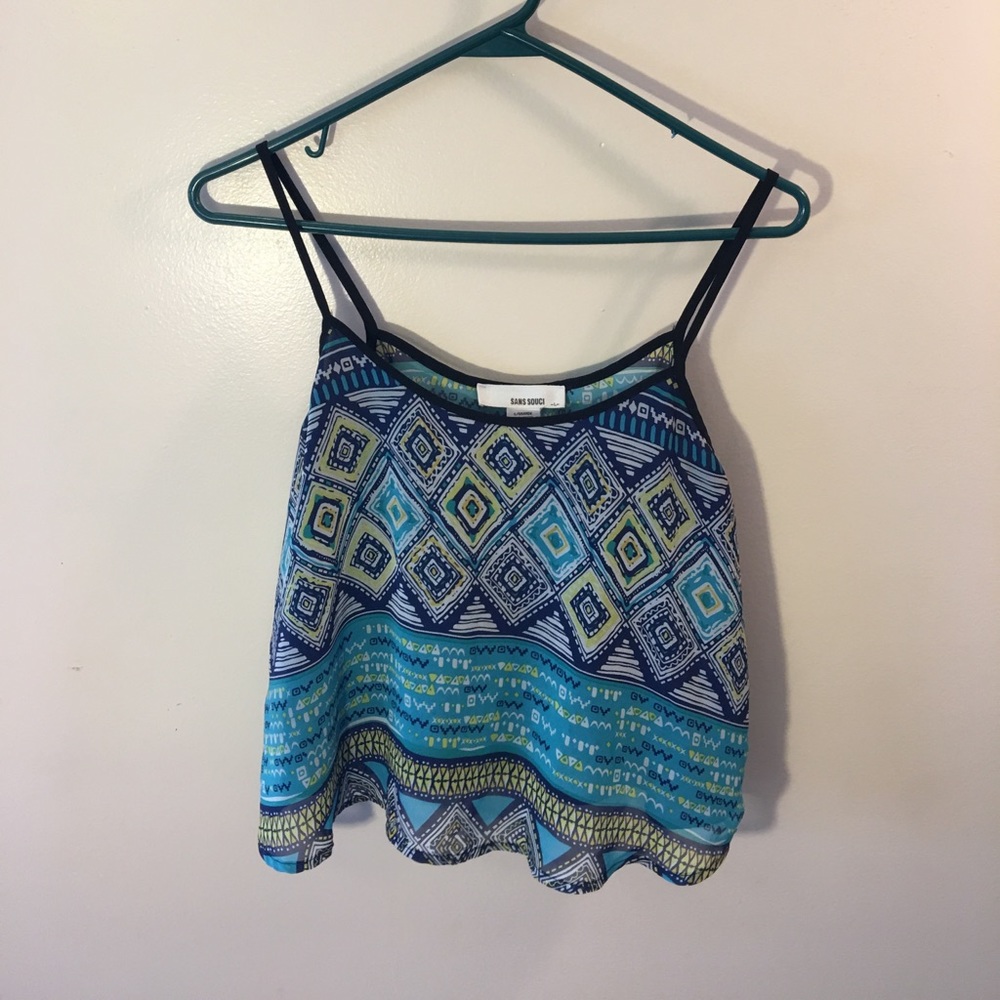 Patterned Crop top