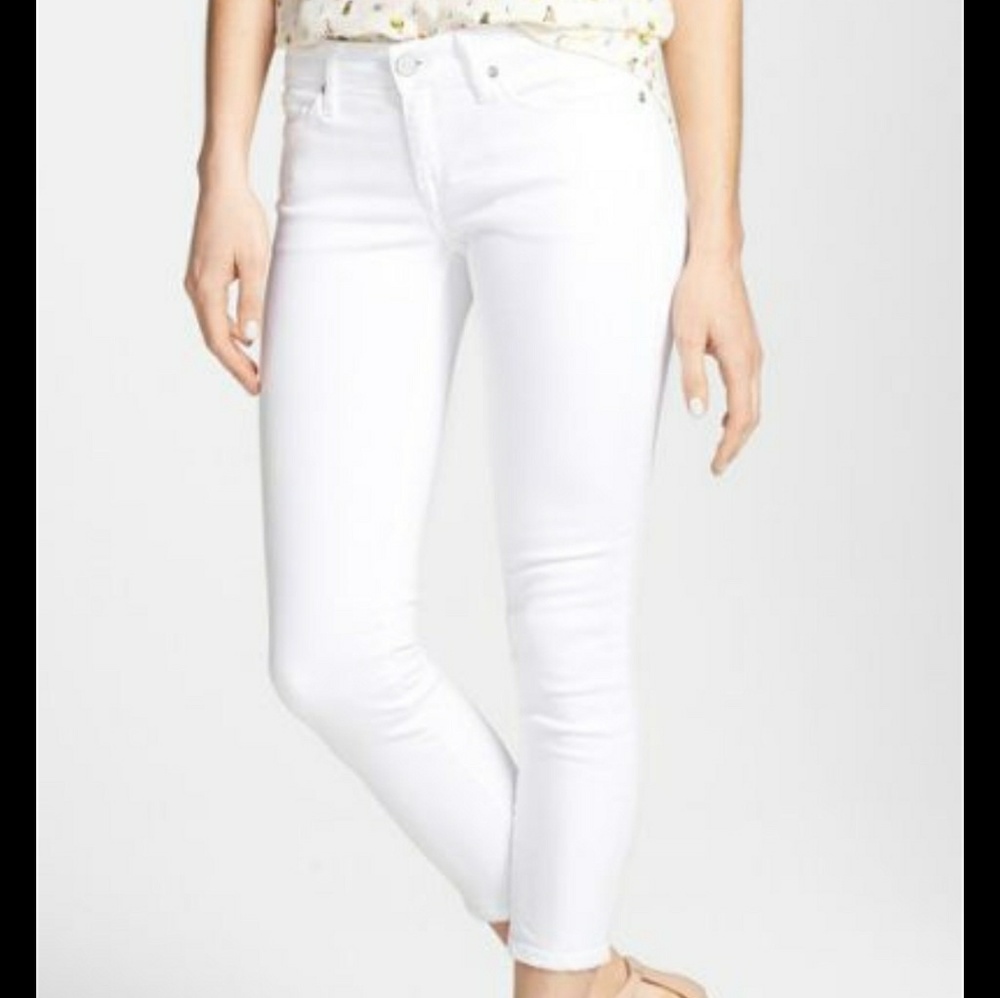 Joie white crop jeans 27 from Saks