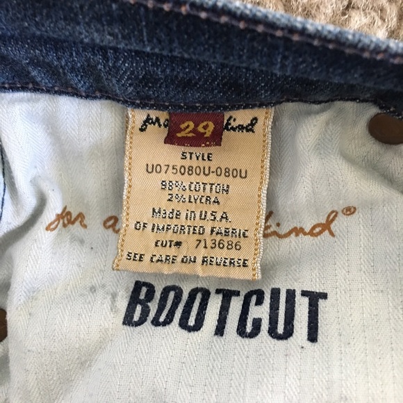 7 for all mankind bootcut jeans - Picture 5 of 8