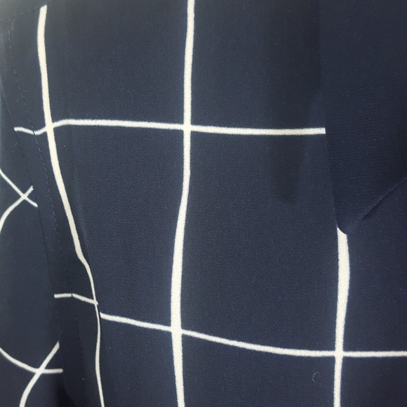 Charter Club button down plaid blue blouse Size SP - Picture 3 of 7