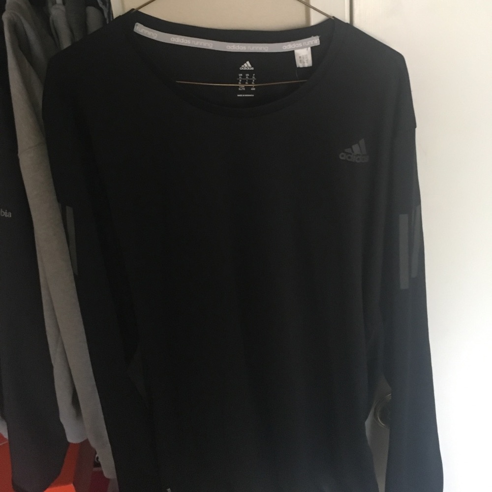 Adidas long sleeve tech running shirt