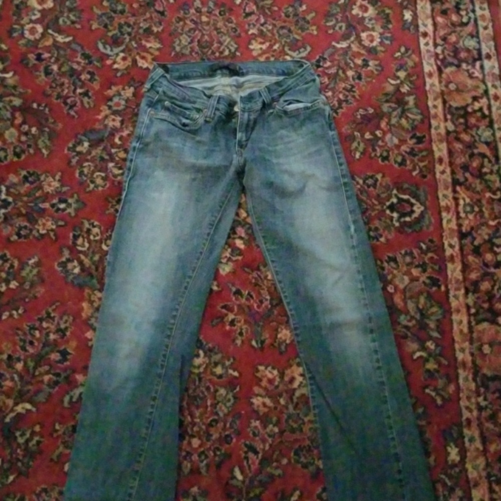 Perfectly broken in Levi's 504's