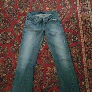 Perfectly broken in Levi's 504's