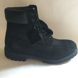 Black suede Timberland Men's boots