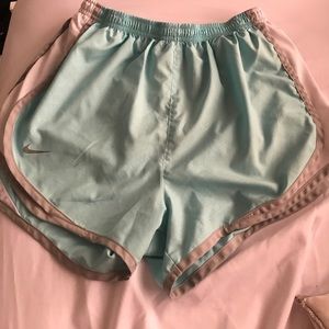 Light blue and grey Nike shorts