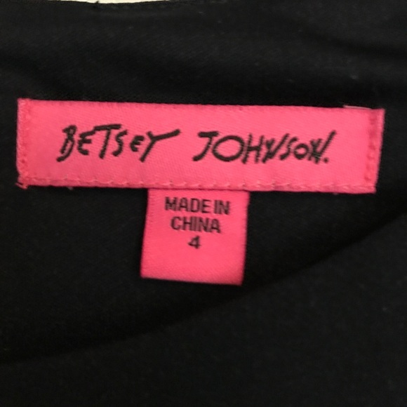 Betsey Johnson Scuba Crepe Sheath Dress- Navy - Picture 3 of 4