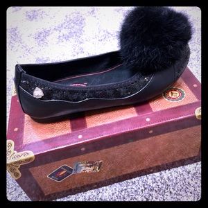 ⭐️ Anasai ⭐️ Girls Black Puff Shoes Leather sz 13