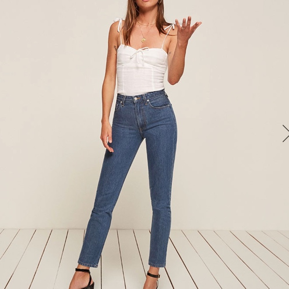 NWT Reformation High Cigarette Jeans 👖