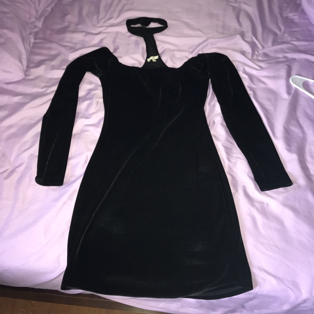 Wet seal black collar dress