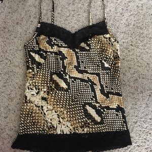 Cache Women's Snake Print Tank Top XS