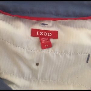 Izod blue men's golf shorts size 34
