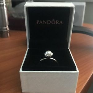 Pandora Pearl Ring (sz 8)