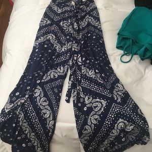 Beach pants. Flared