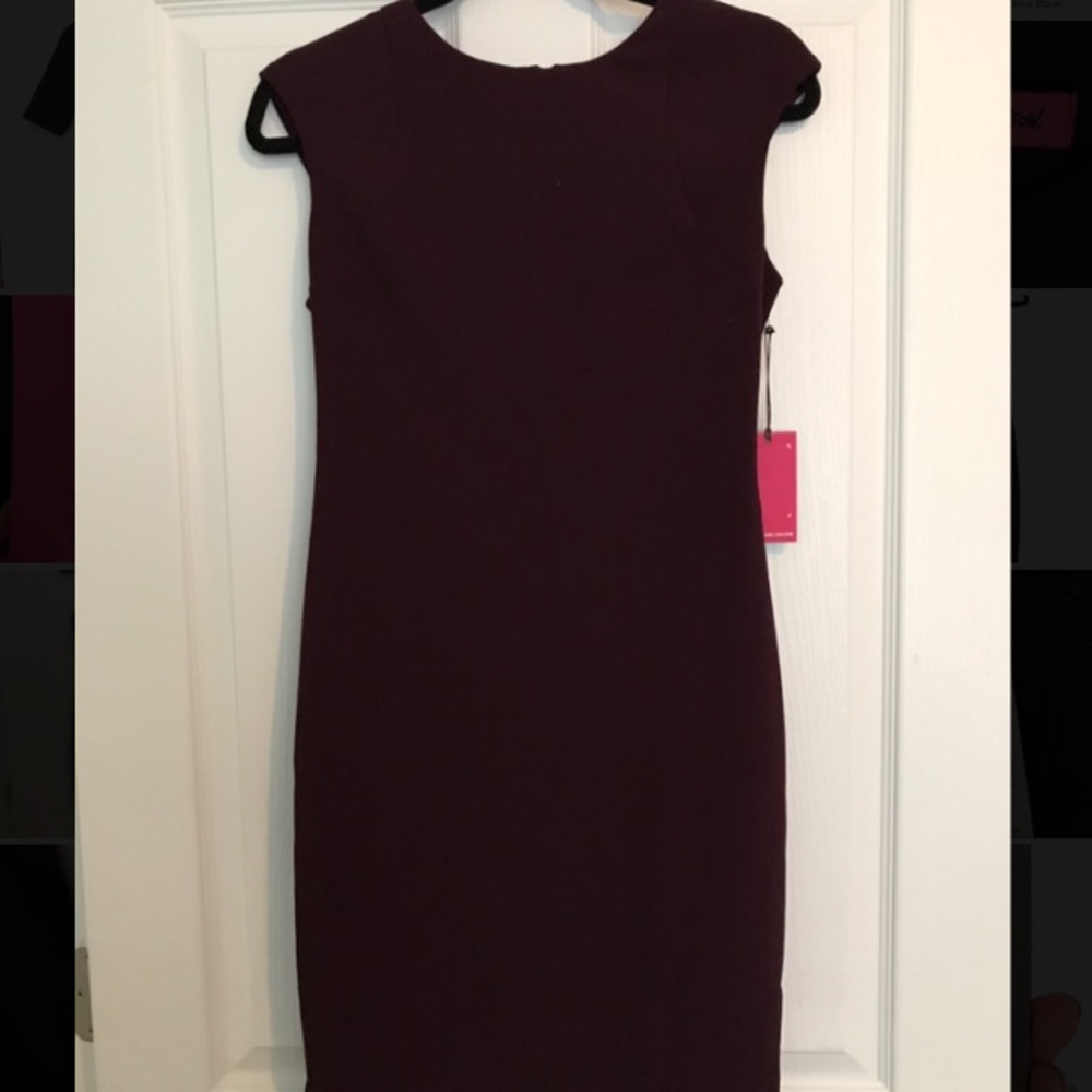 Maroon Vince Camuto sheath dress