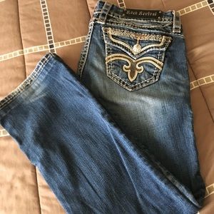 Rock revival jeans women's size 28 dark wash