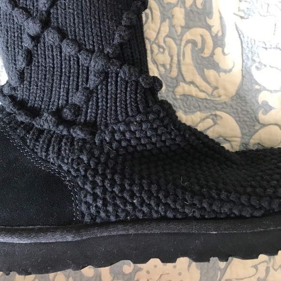 Gris argyle knit ugg bottes Gris argyle knit ugg bottes