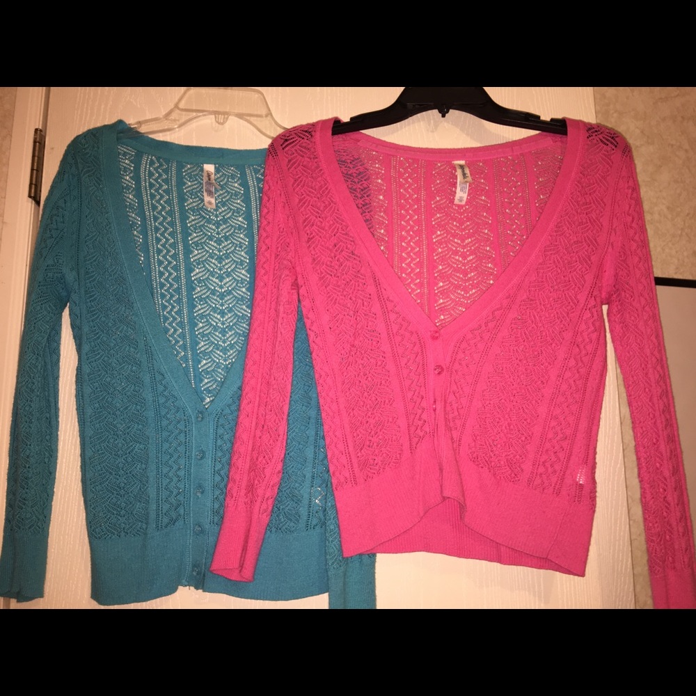 Blue & Pink sweaters